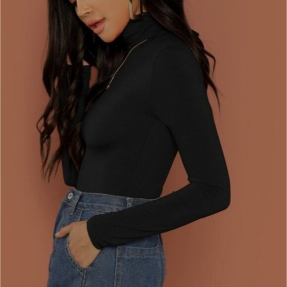Shein Slim Fit Turtleneck - Picture 3 of 5